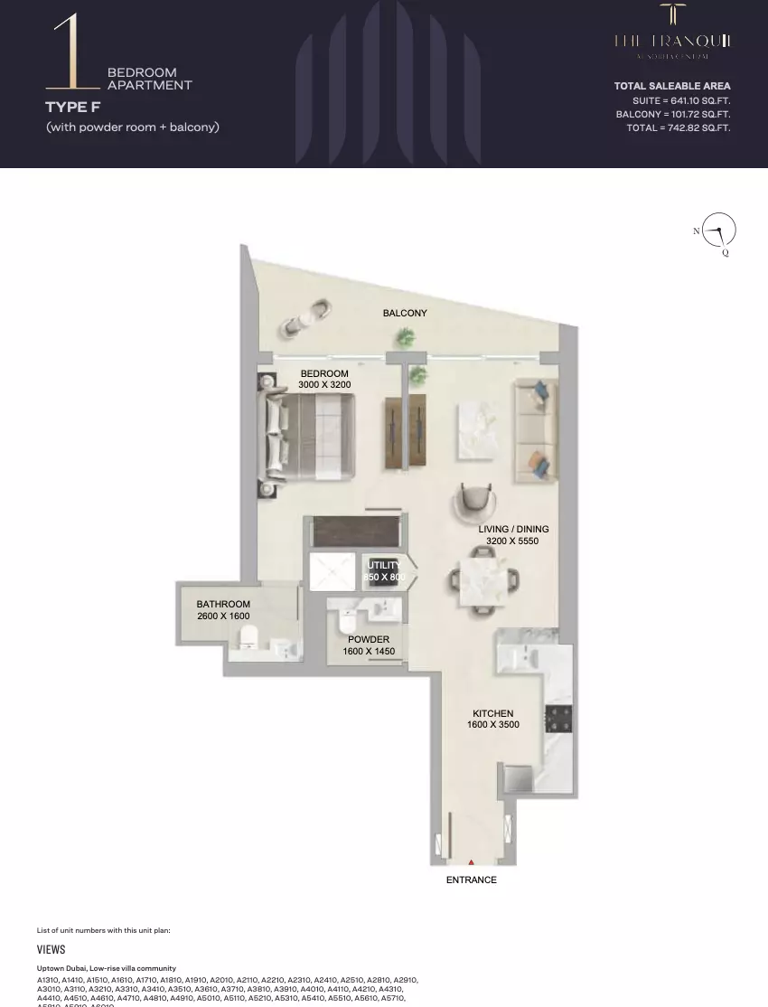Unit floor plan image