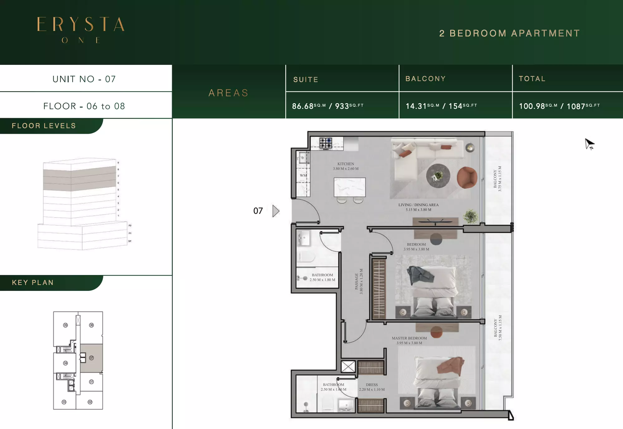 Unit floor plan image