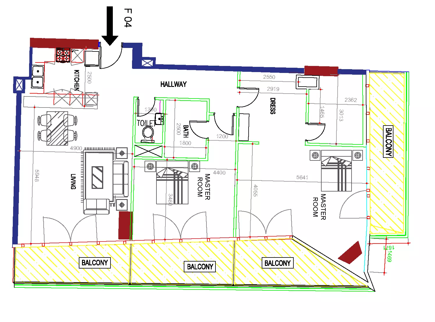 Unit floor plan image