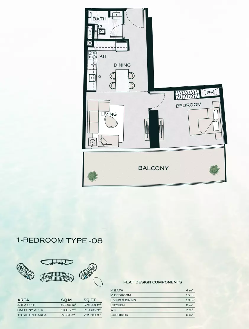 Unit floor plan image