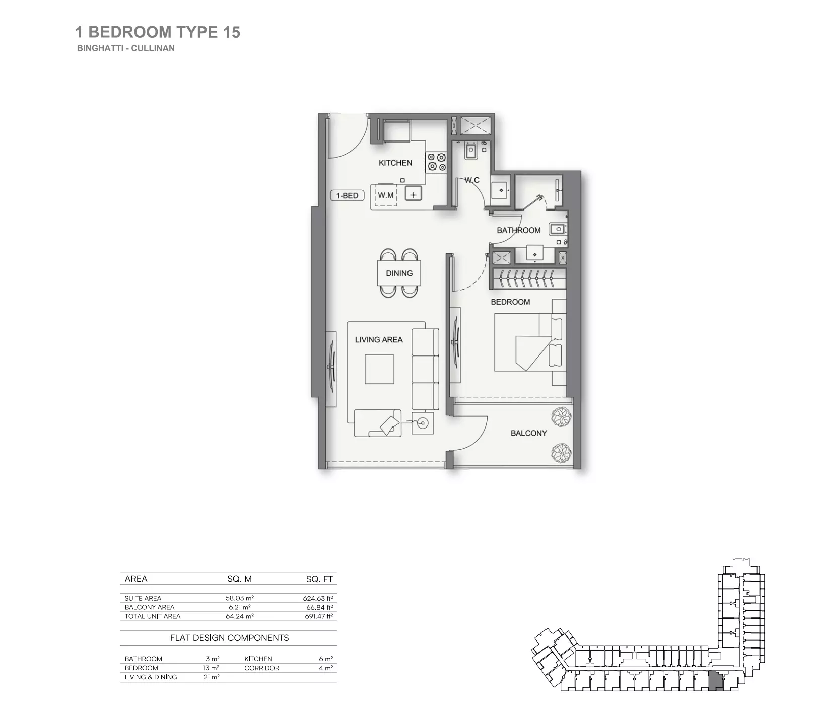 Unit floor plan image