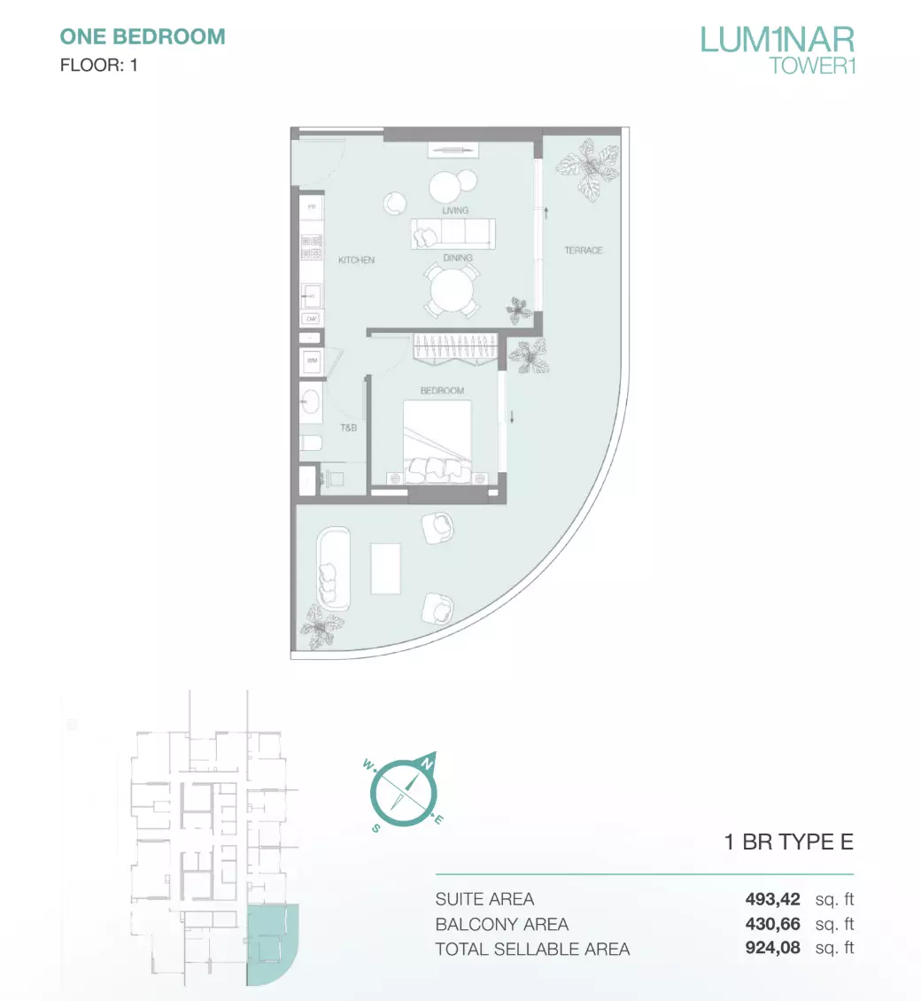 Unit floor plan image