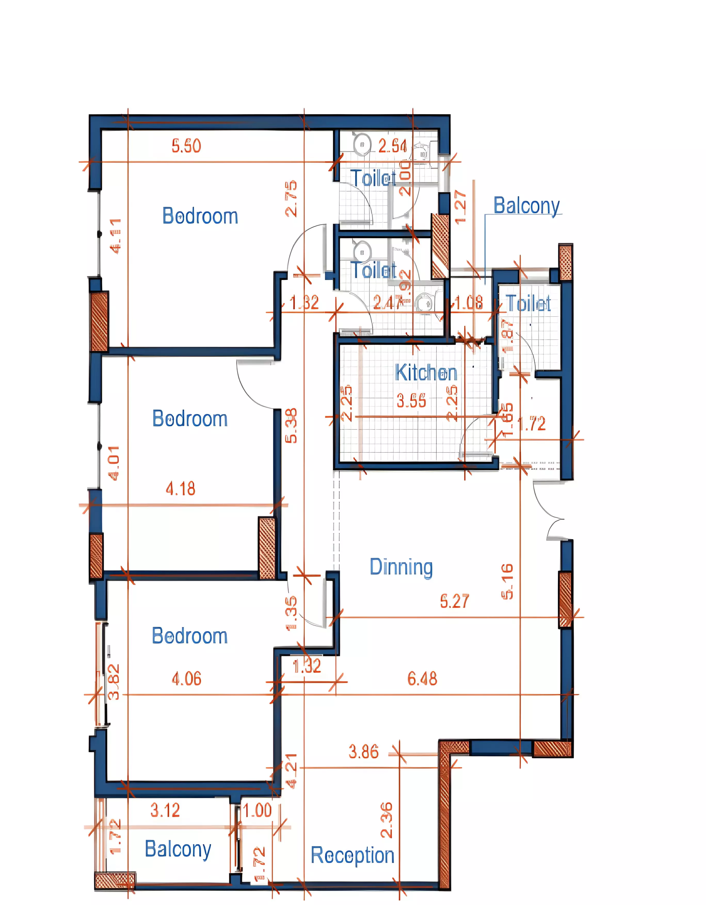 Unit floor plan image