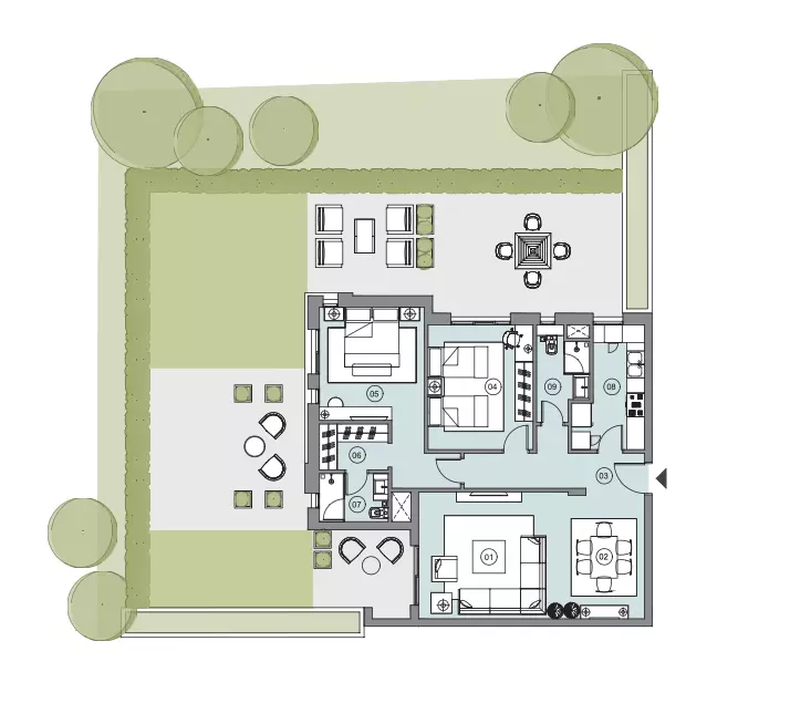 Unit floor plan image