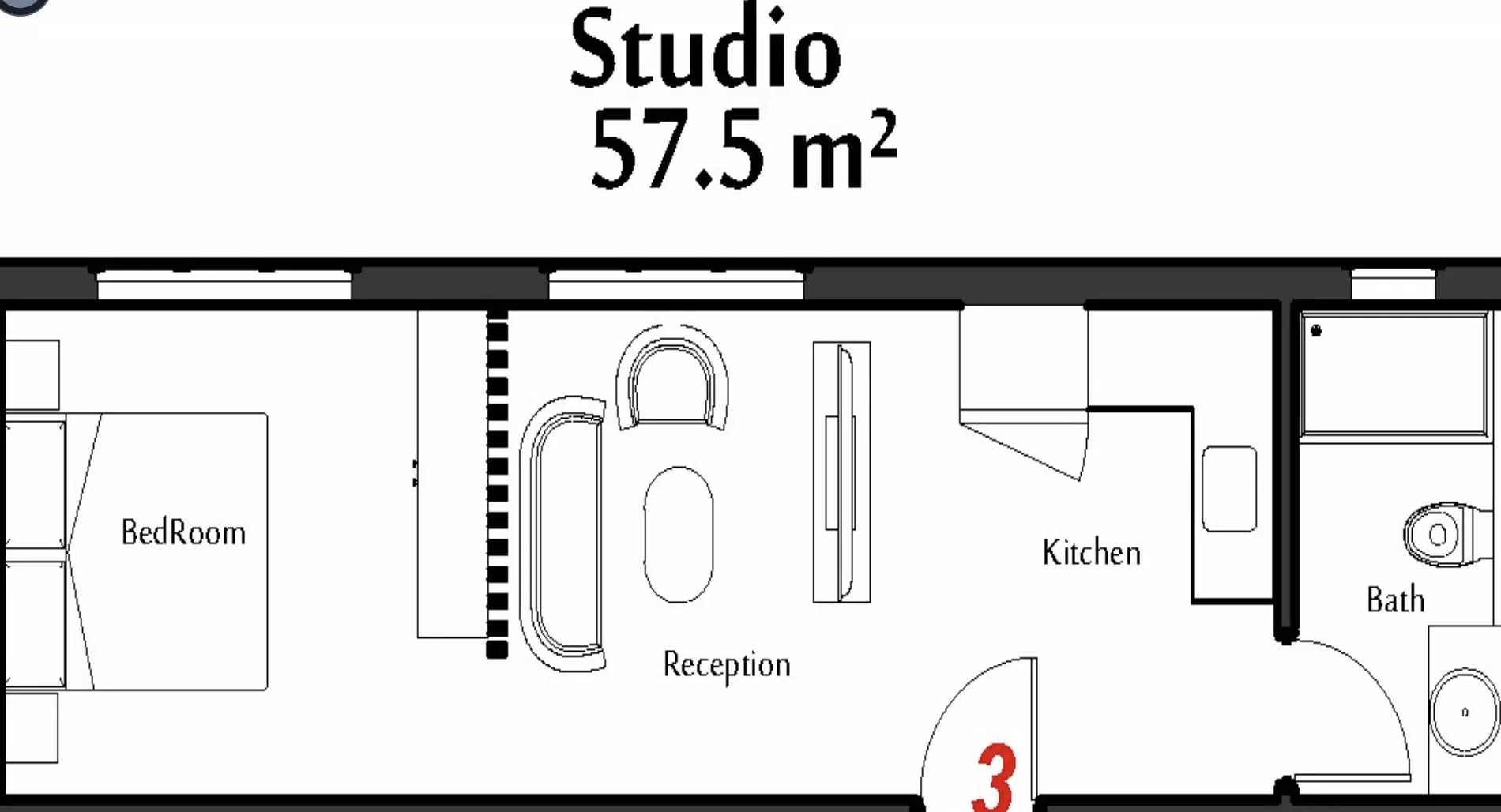 صورة مخطط ارضية الوحدة