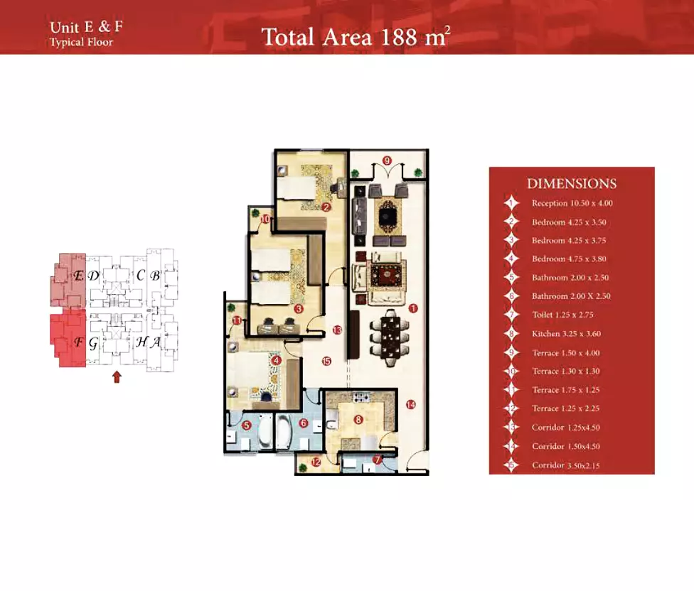 Unit floor plan image