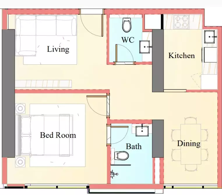 Unit floor plan image
