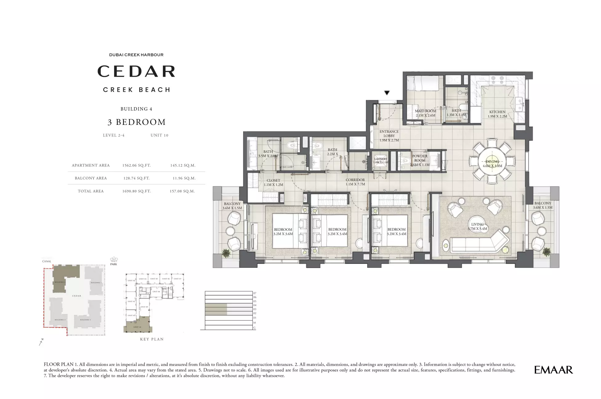 Cedar Creek Beach Type 4-3-310, 3 beds