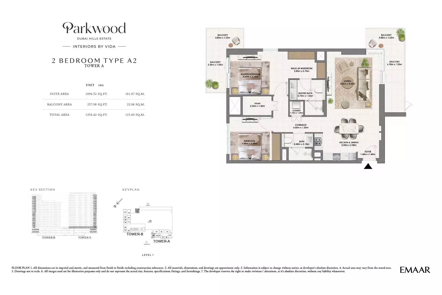 Parkwood — 2BR floor plan