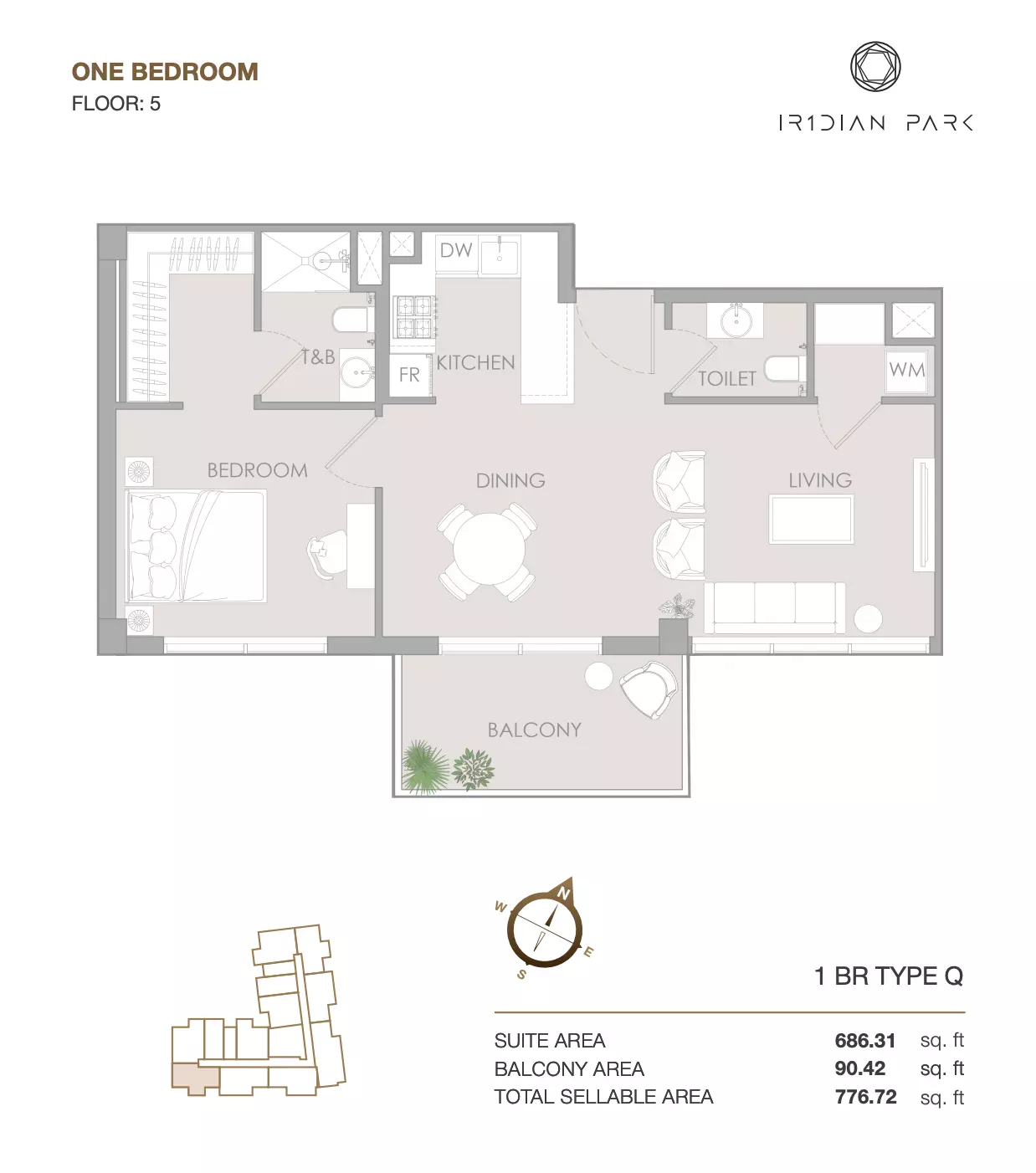 Unit floor plan image