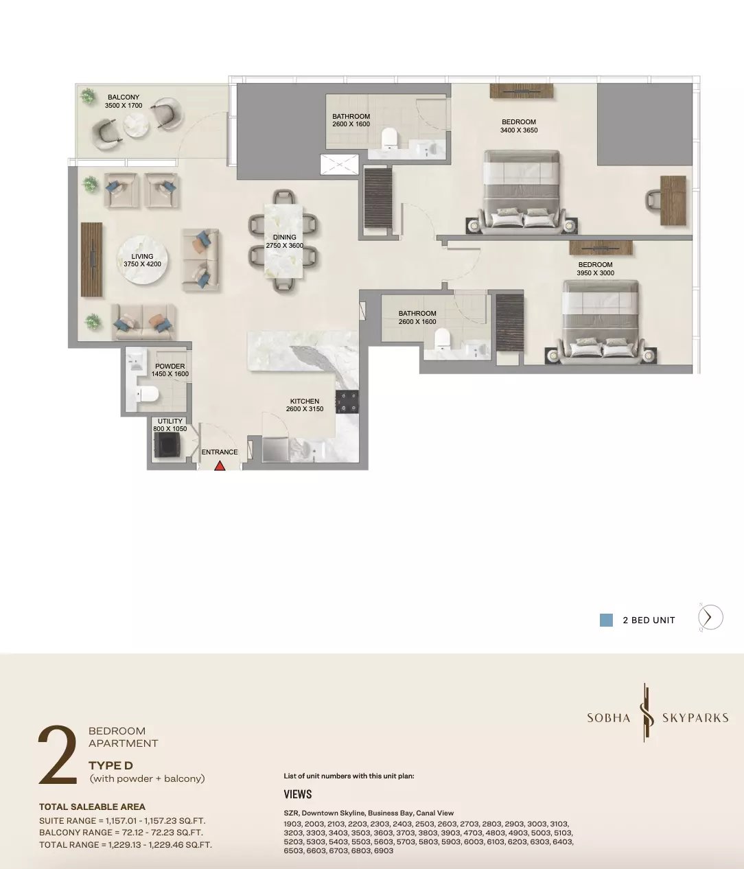 Unit floor plan image