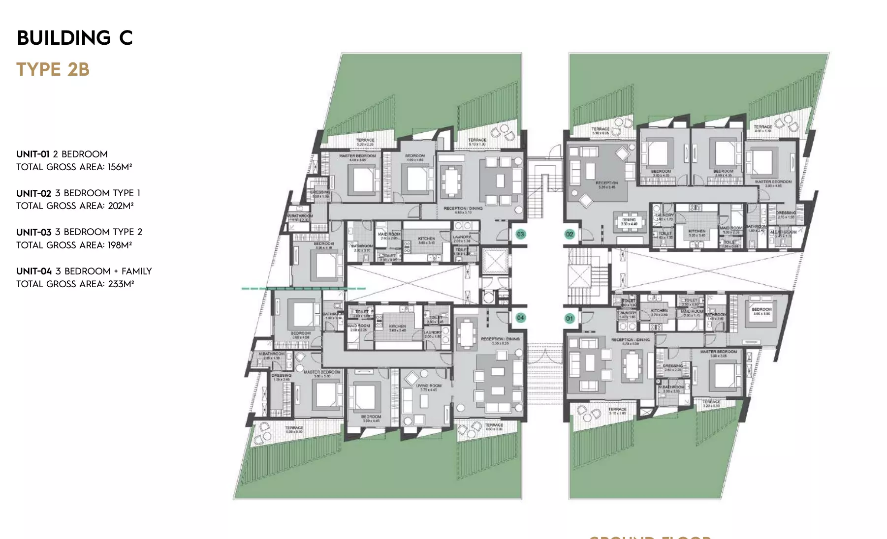 صورة مخطط ارضية الوحدة