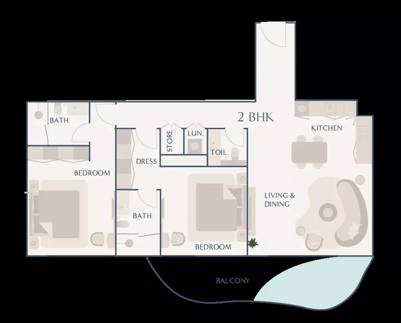 Unit floor plan image