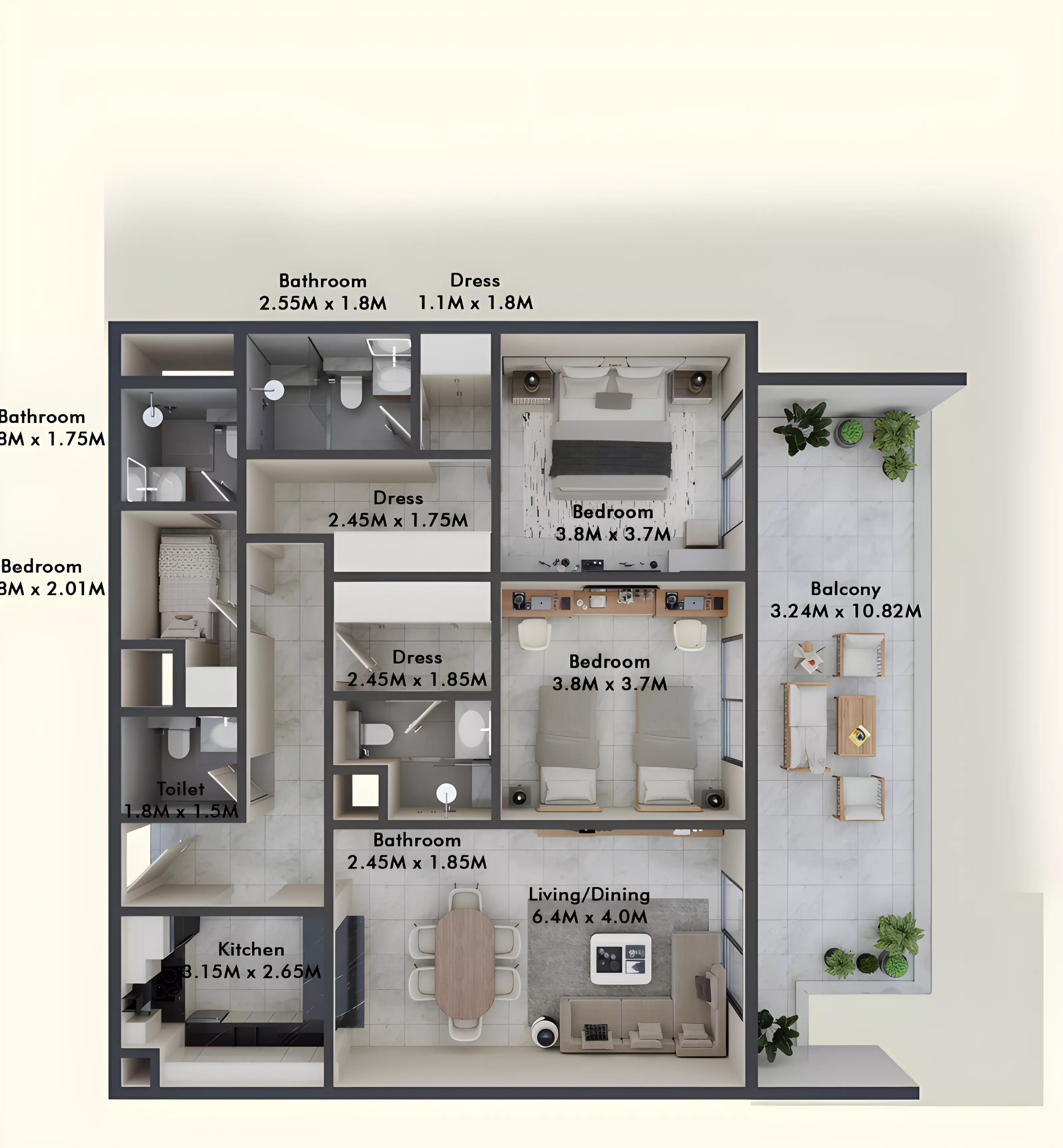Unit floor plan image