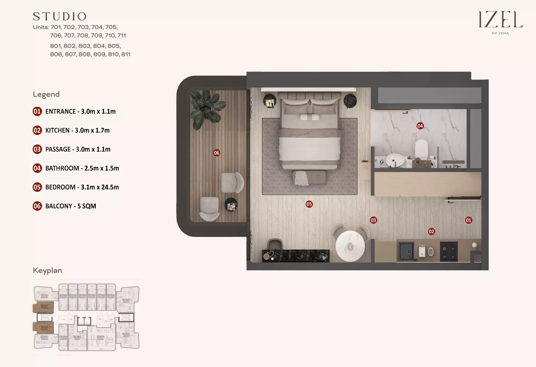 Unit floor plan image