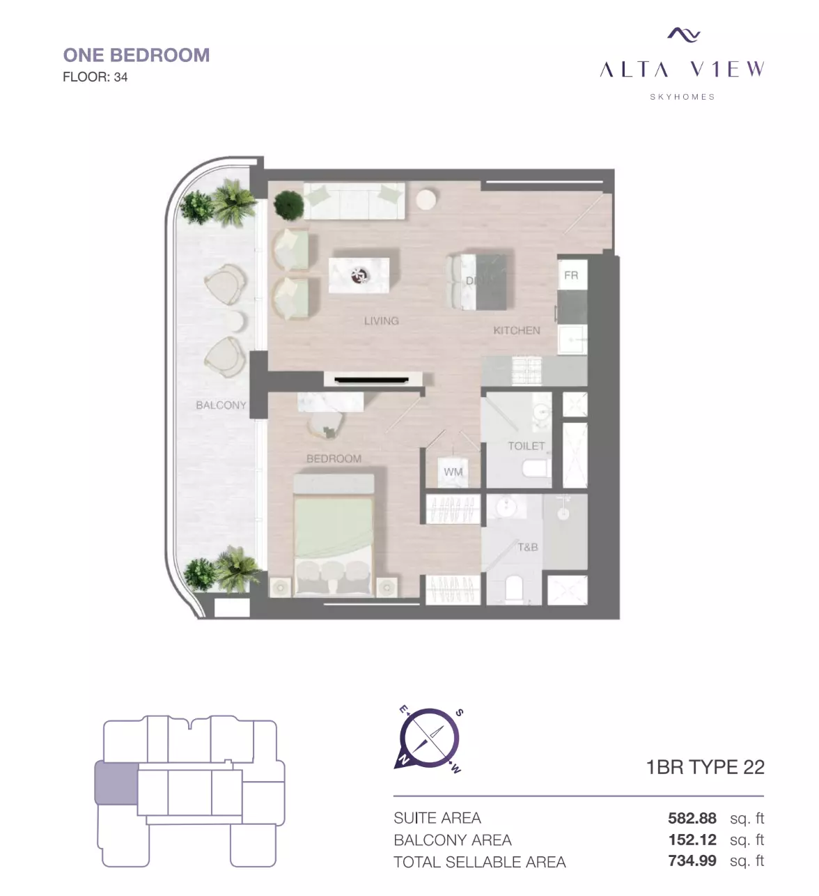 Unit floor plan image