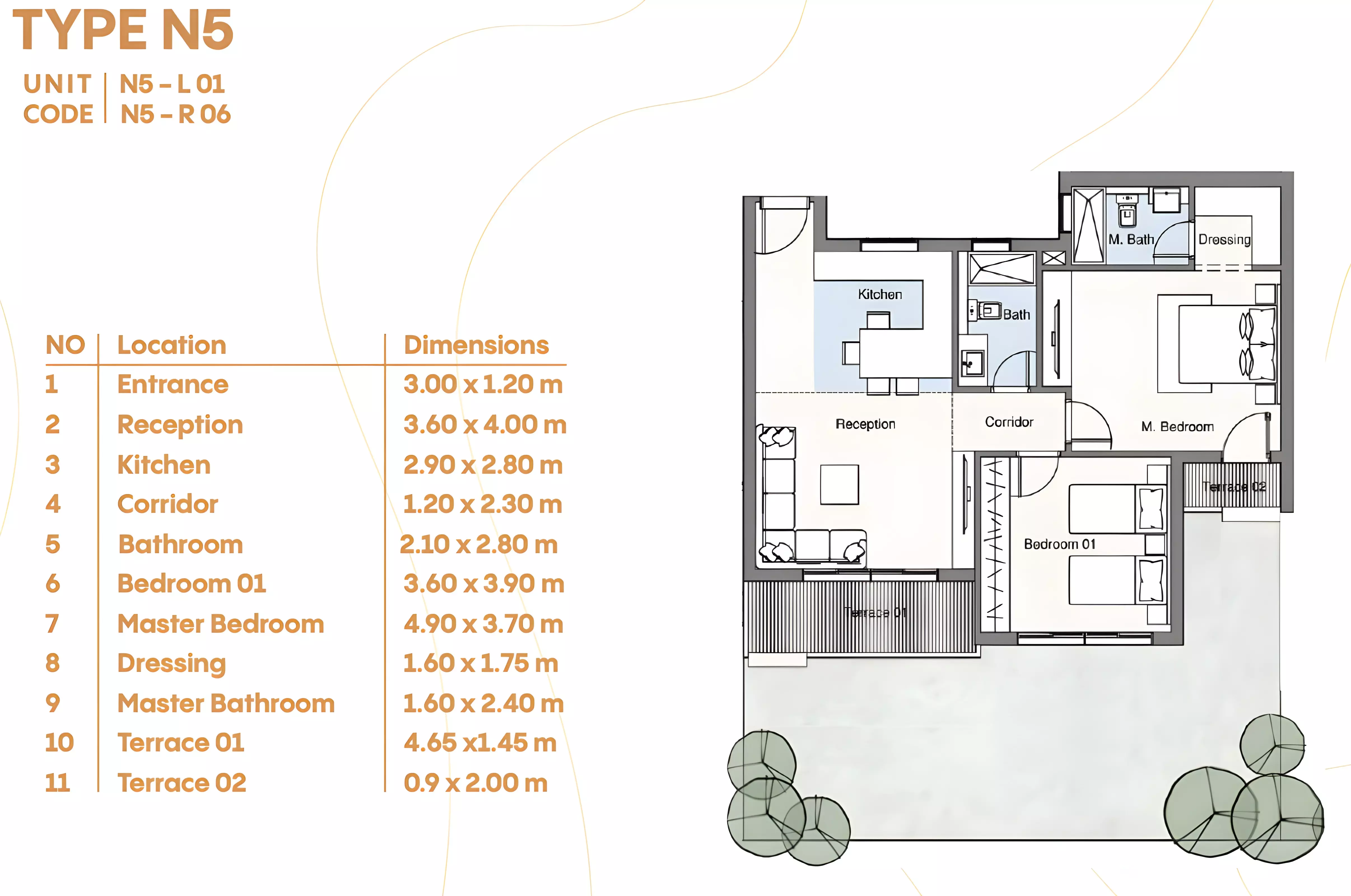 Unit floor plan image