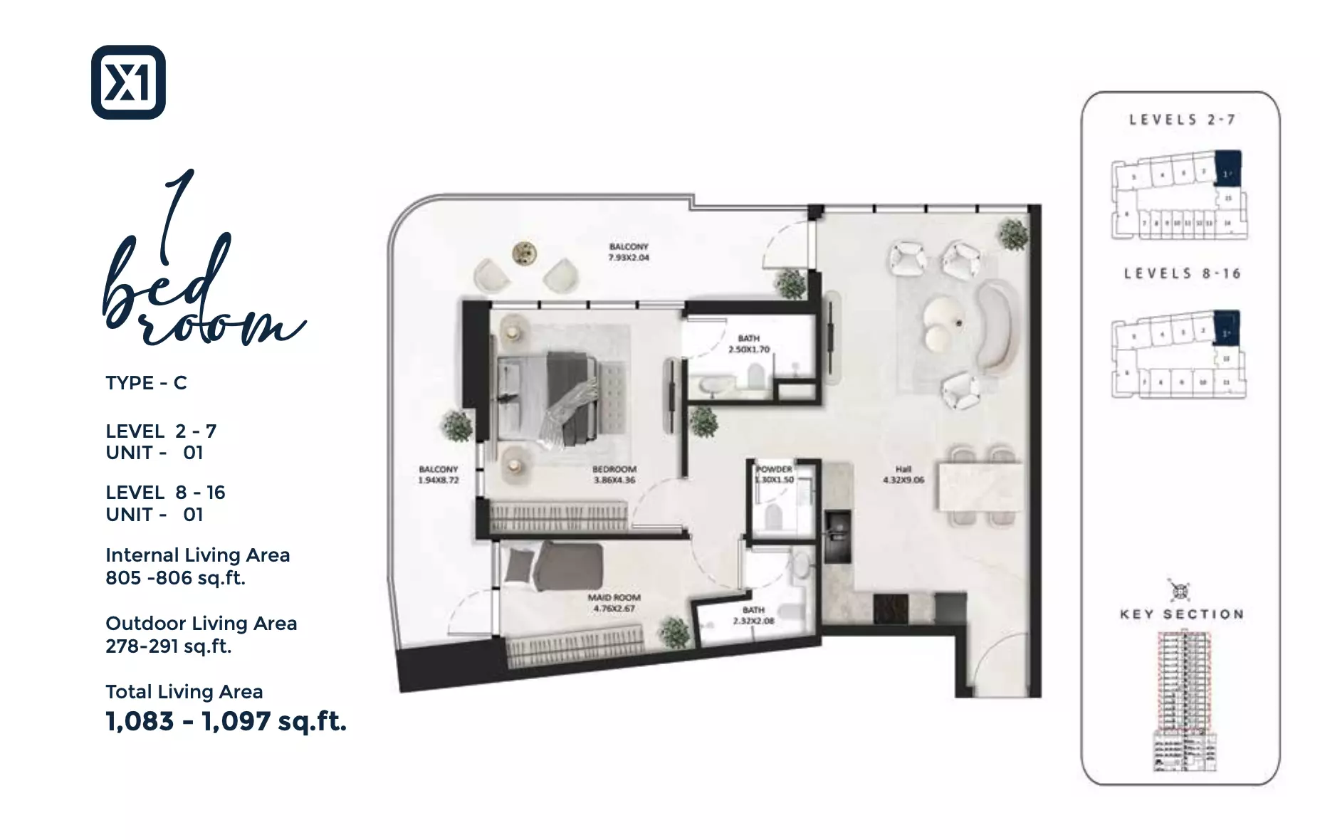 Unit floor plan image