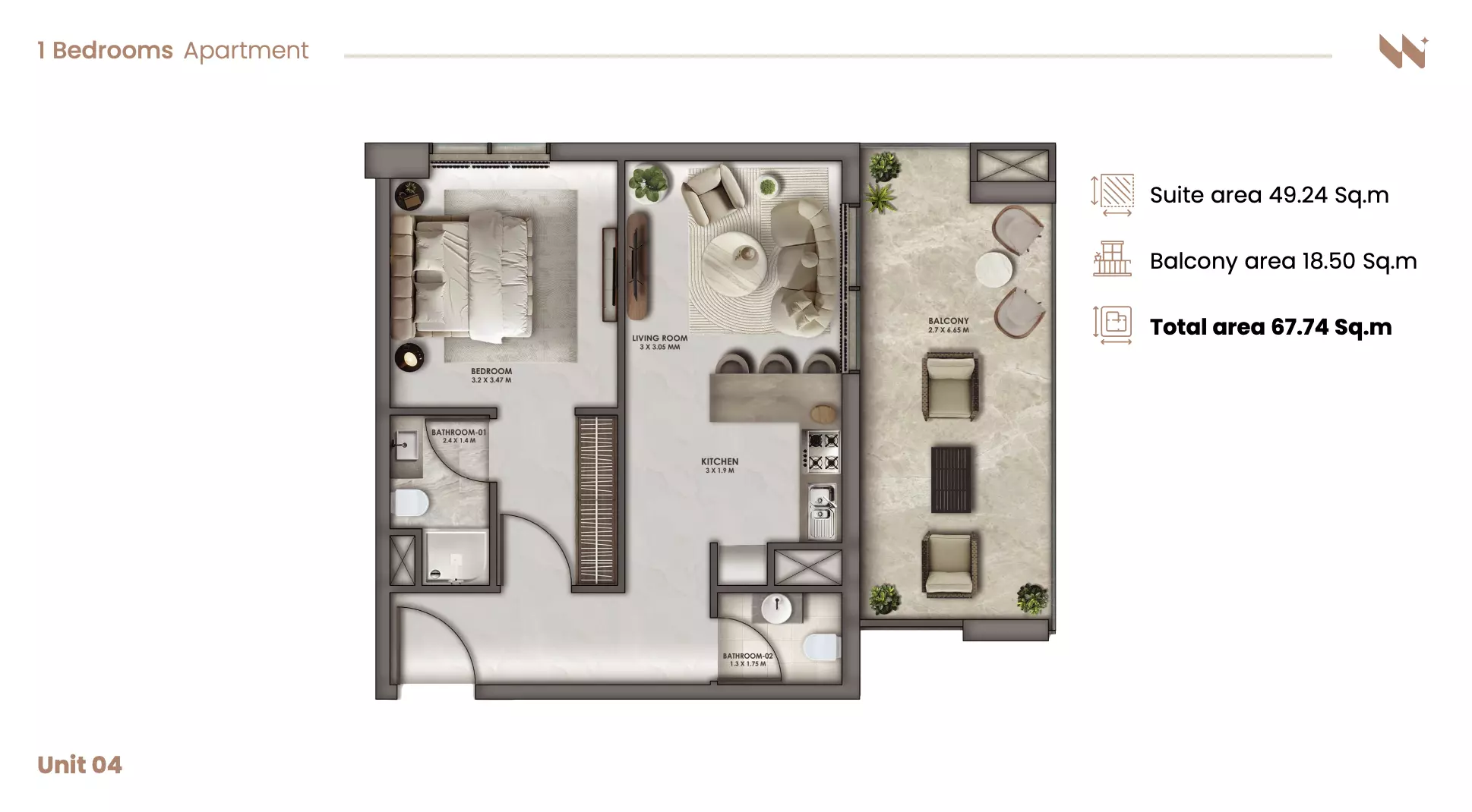 صورة مخطط ارضية الوحدة