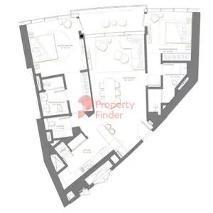 Palm Beach Towers T2-Unit 02 Level 36-45, 2 beds