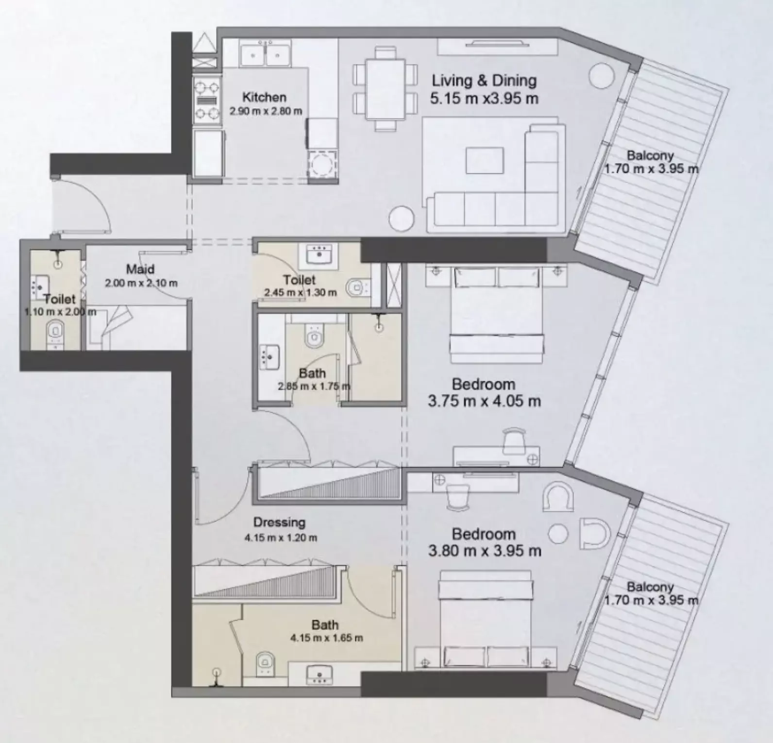 Unit floor plan image