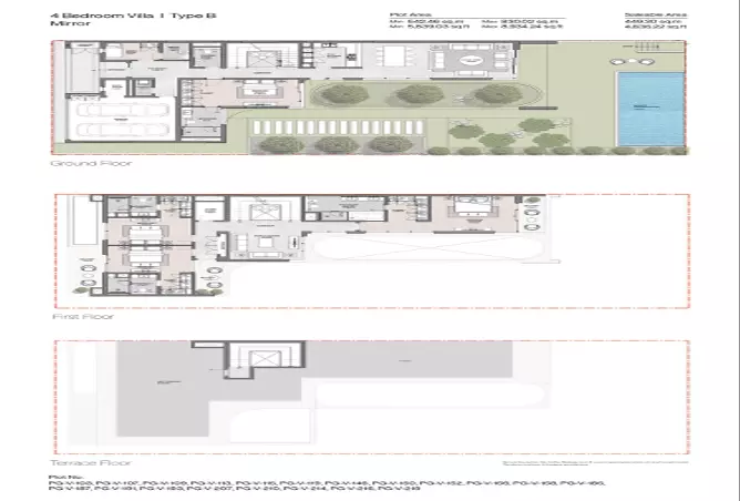 Sobha Siniya Island — 4BR floor plan