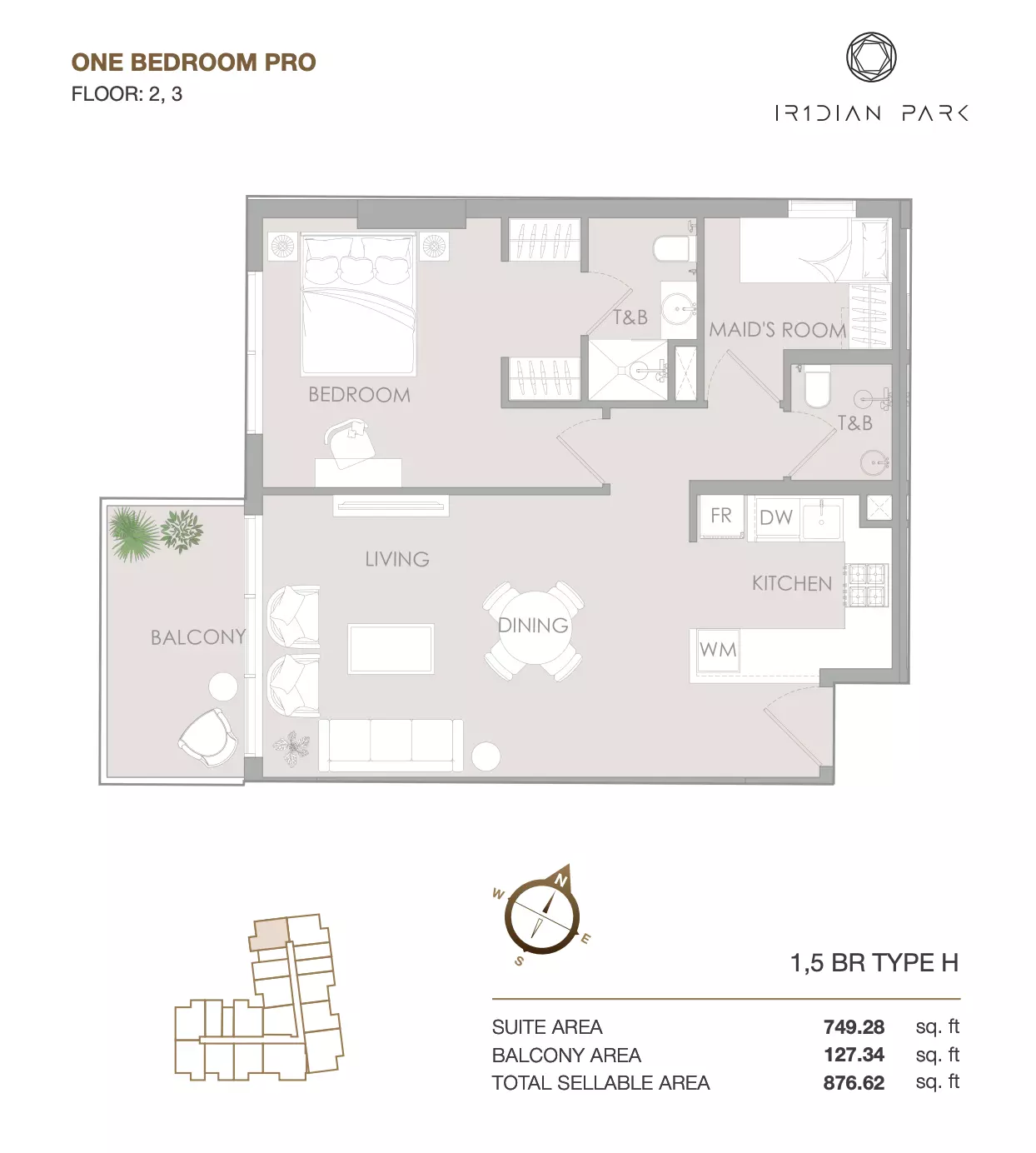 Unit floor plan image