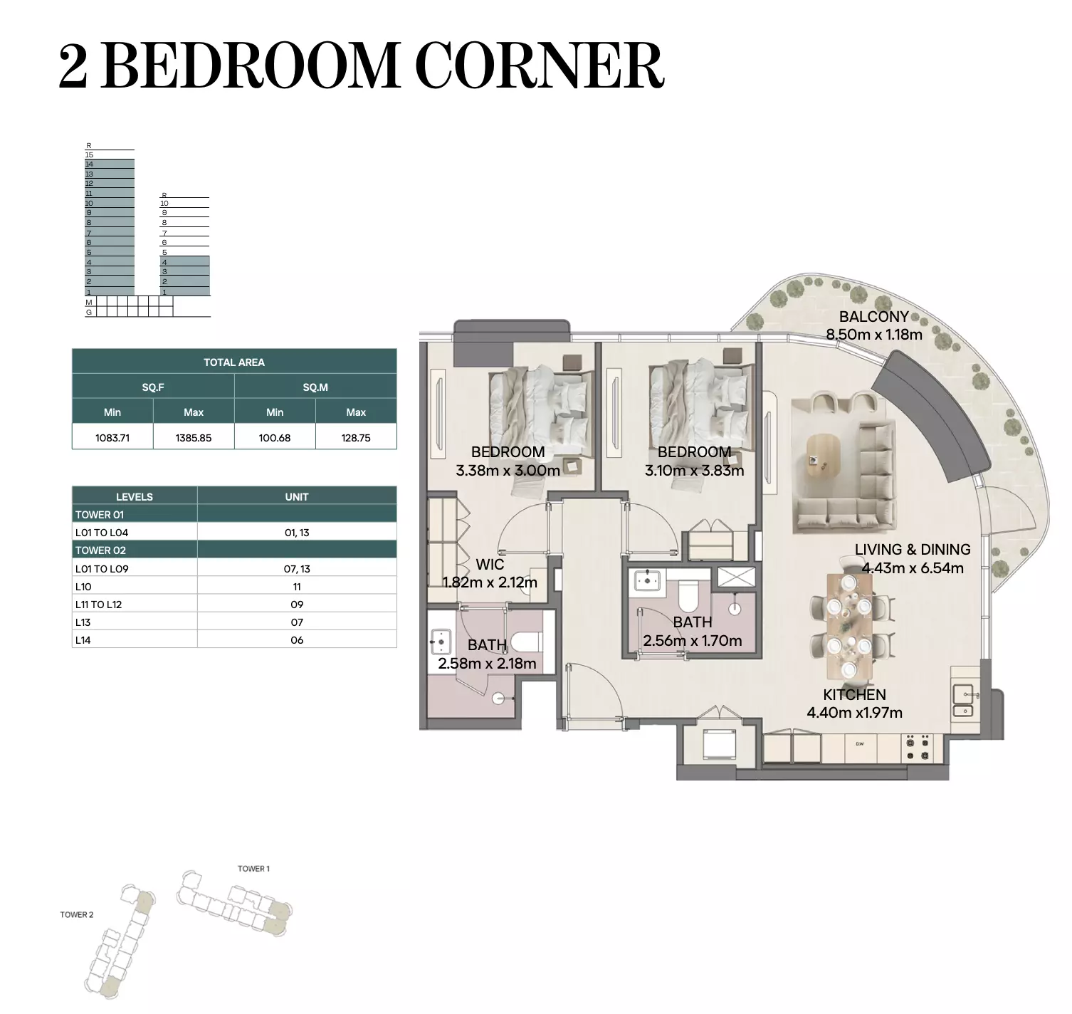 Unit floor plan image