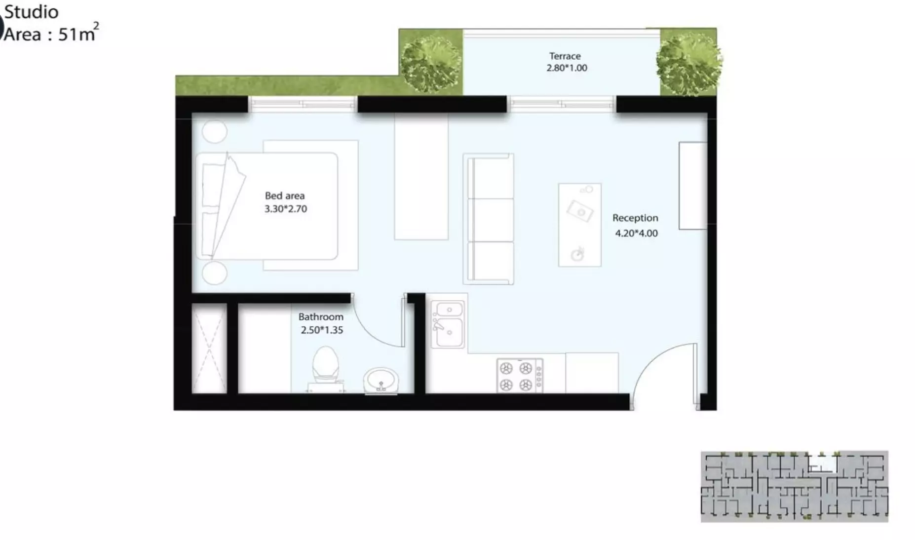 Unit floor plan image