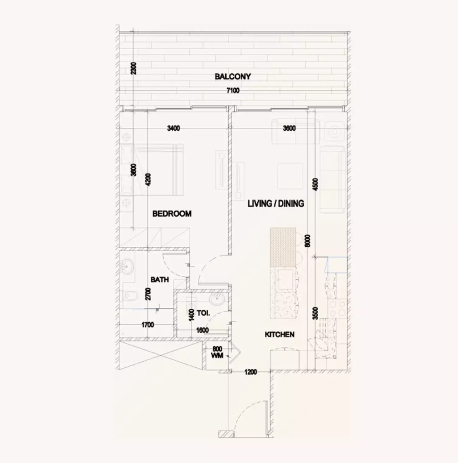 صورة مخطط ارضية الوحدة