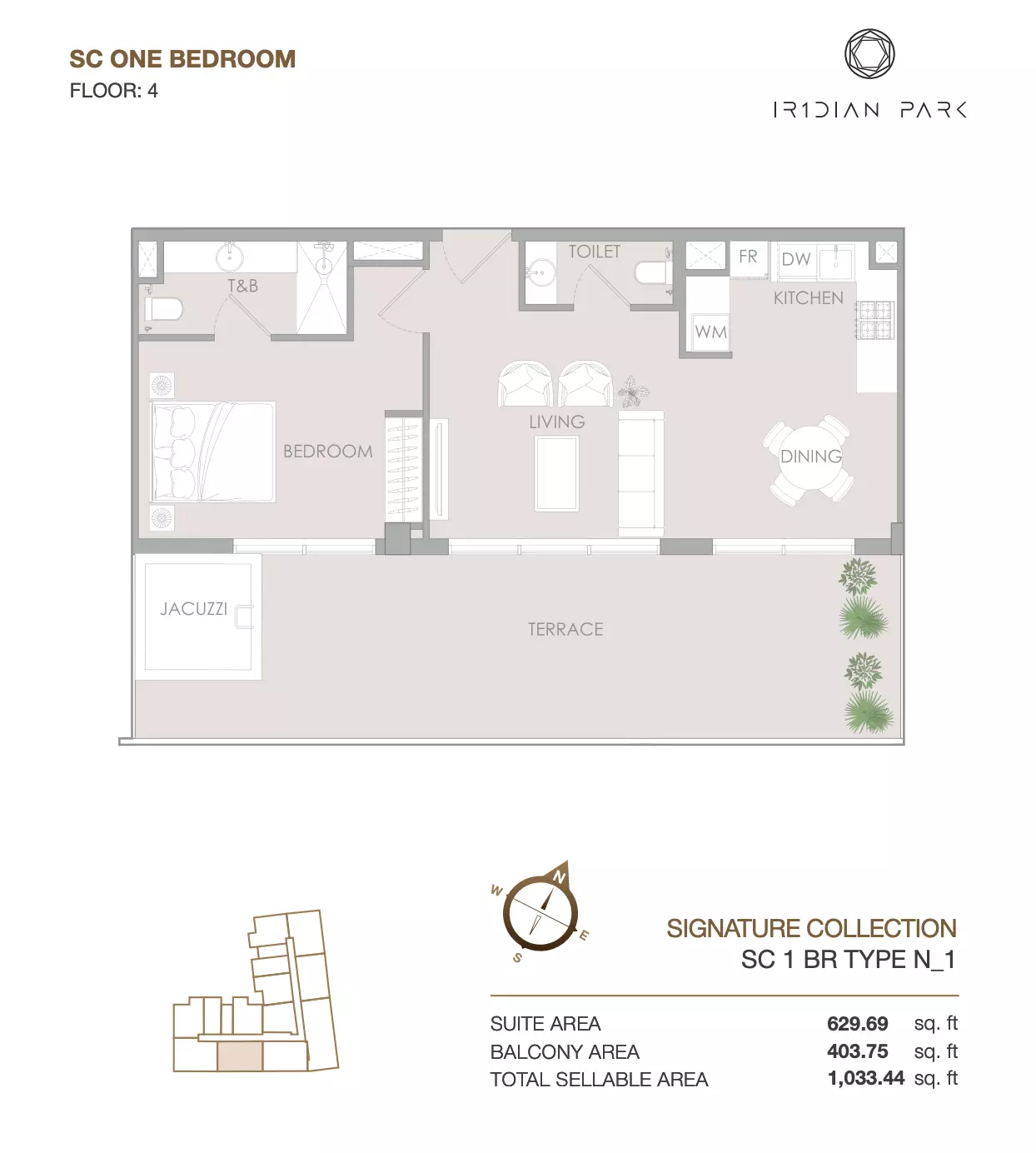 Unit floor plan image