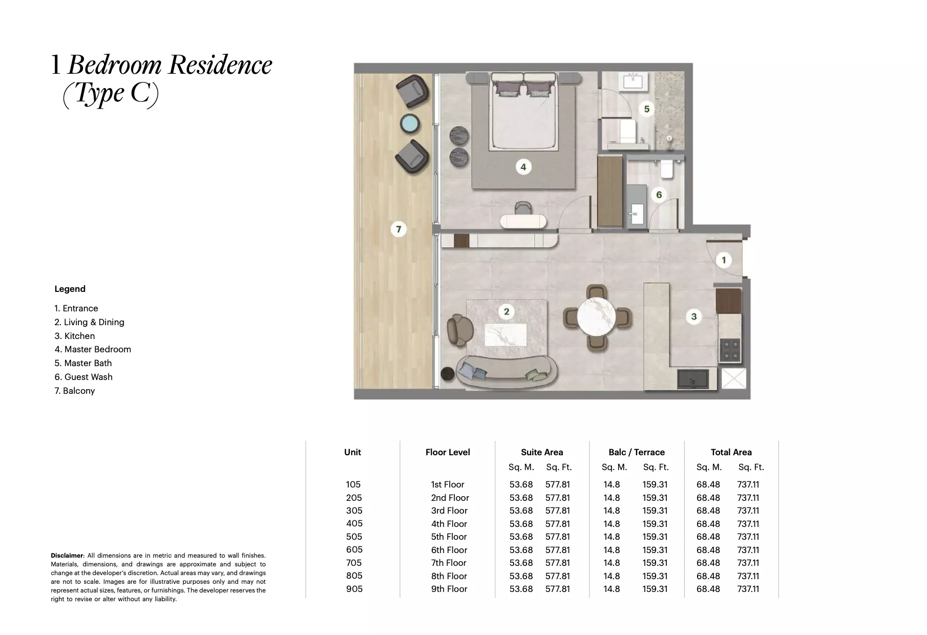 Unit floor plan image