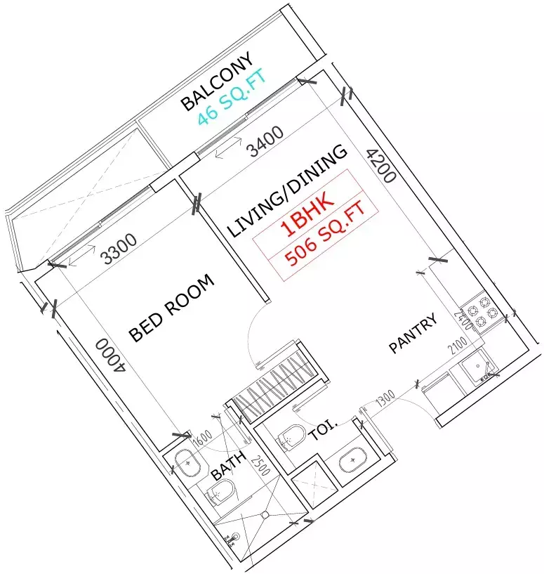 Unit floor plan image