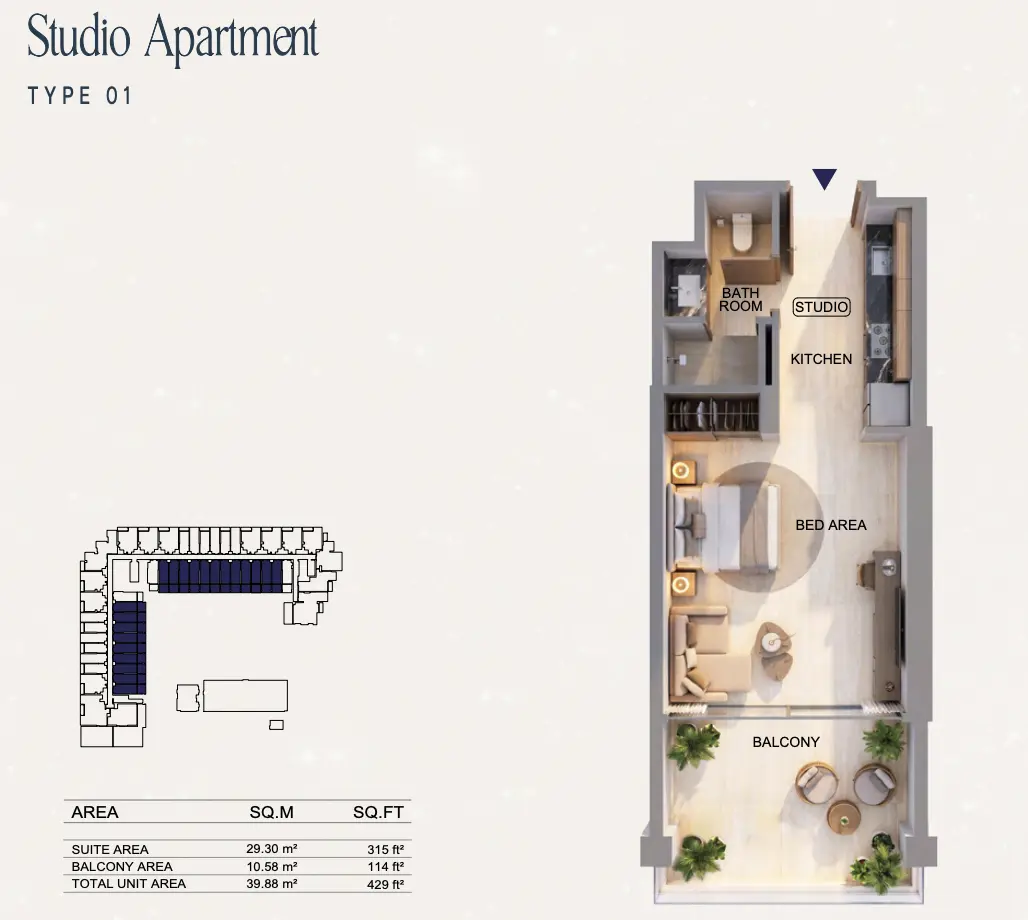 Unit floor plan image