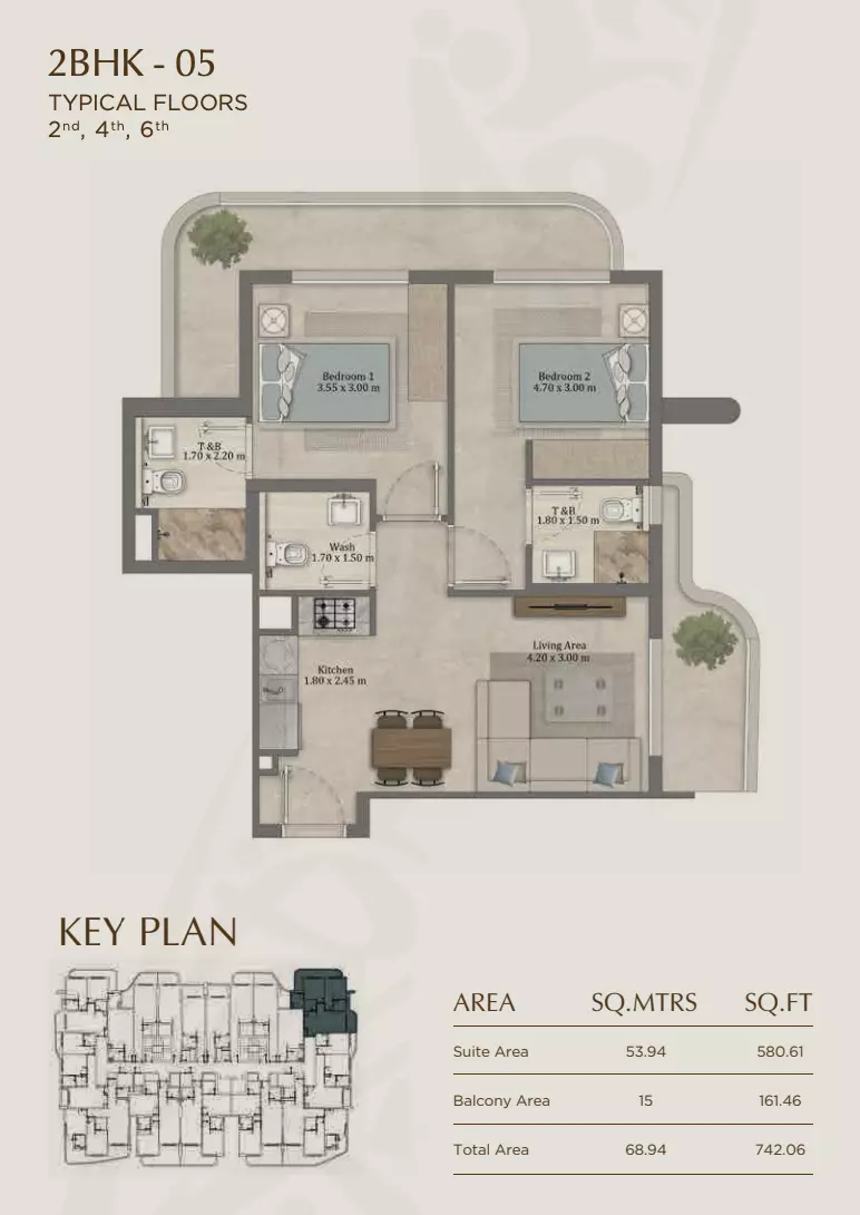 Unit floor plan image