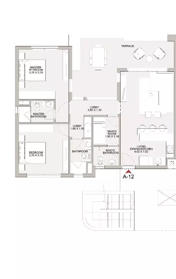 Unit floor plan image