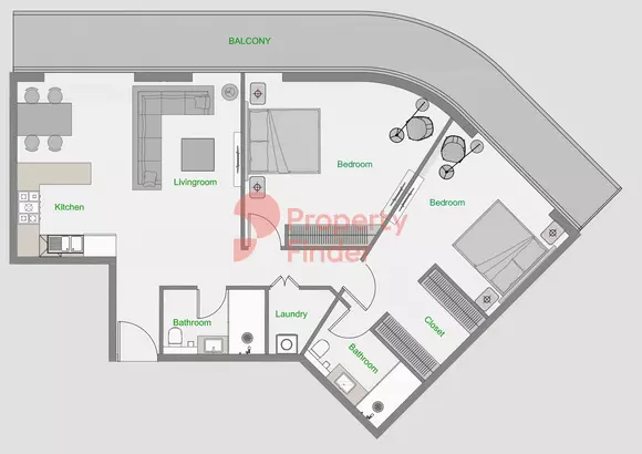 The Central Downtown - Type 4 ,Tower D Floor Plan