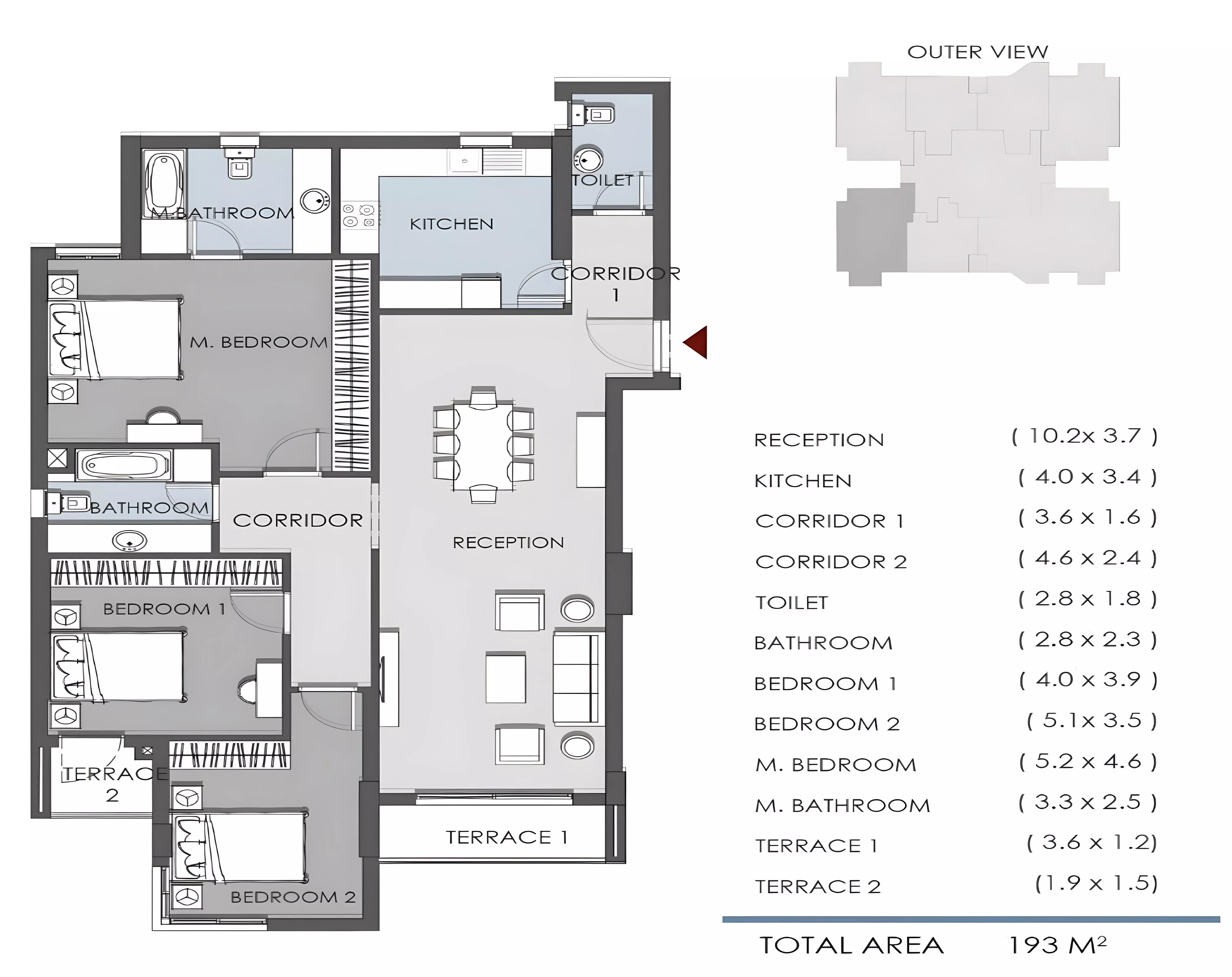Unit floor plan image