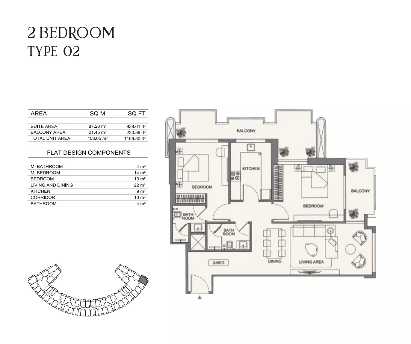 Unit floor plan image