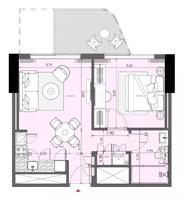 Unit floor plan image