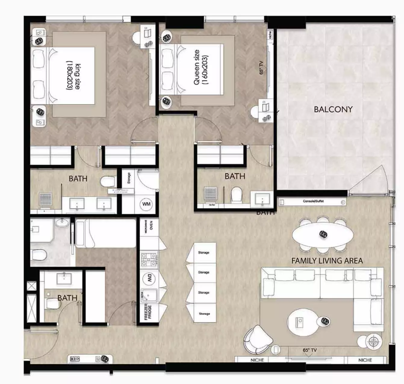 صورة مخطط ارضية الوحدة