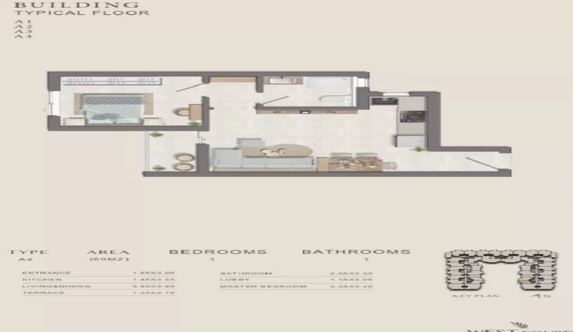 صورة مخطط ارضية الوحدة