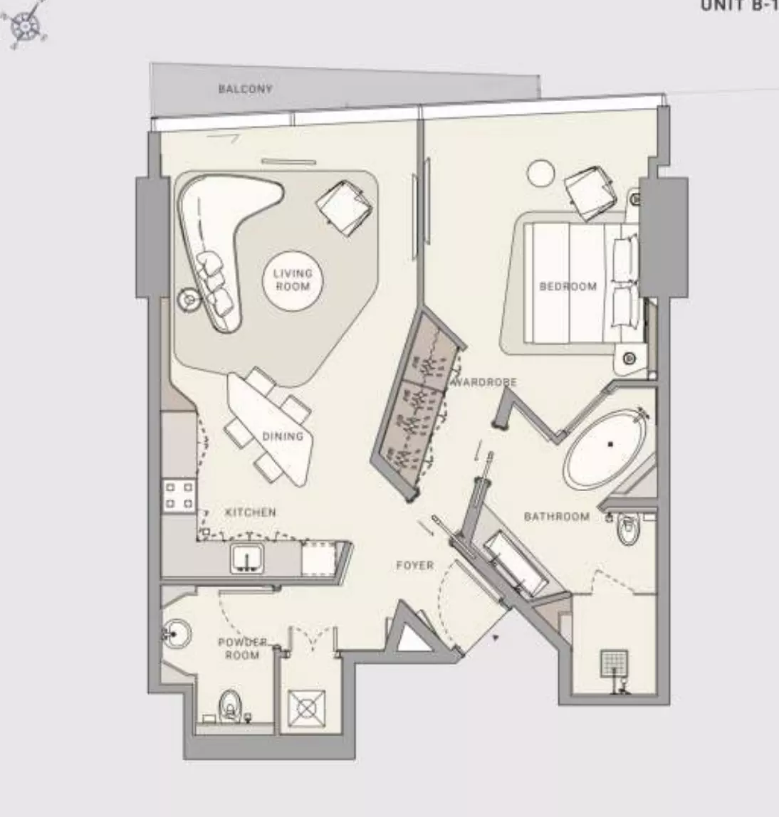 Unit floor plan image