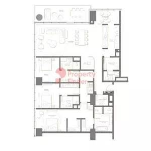 Palm Beach Towers T3-level 28-36 unit 8, 3 beds