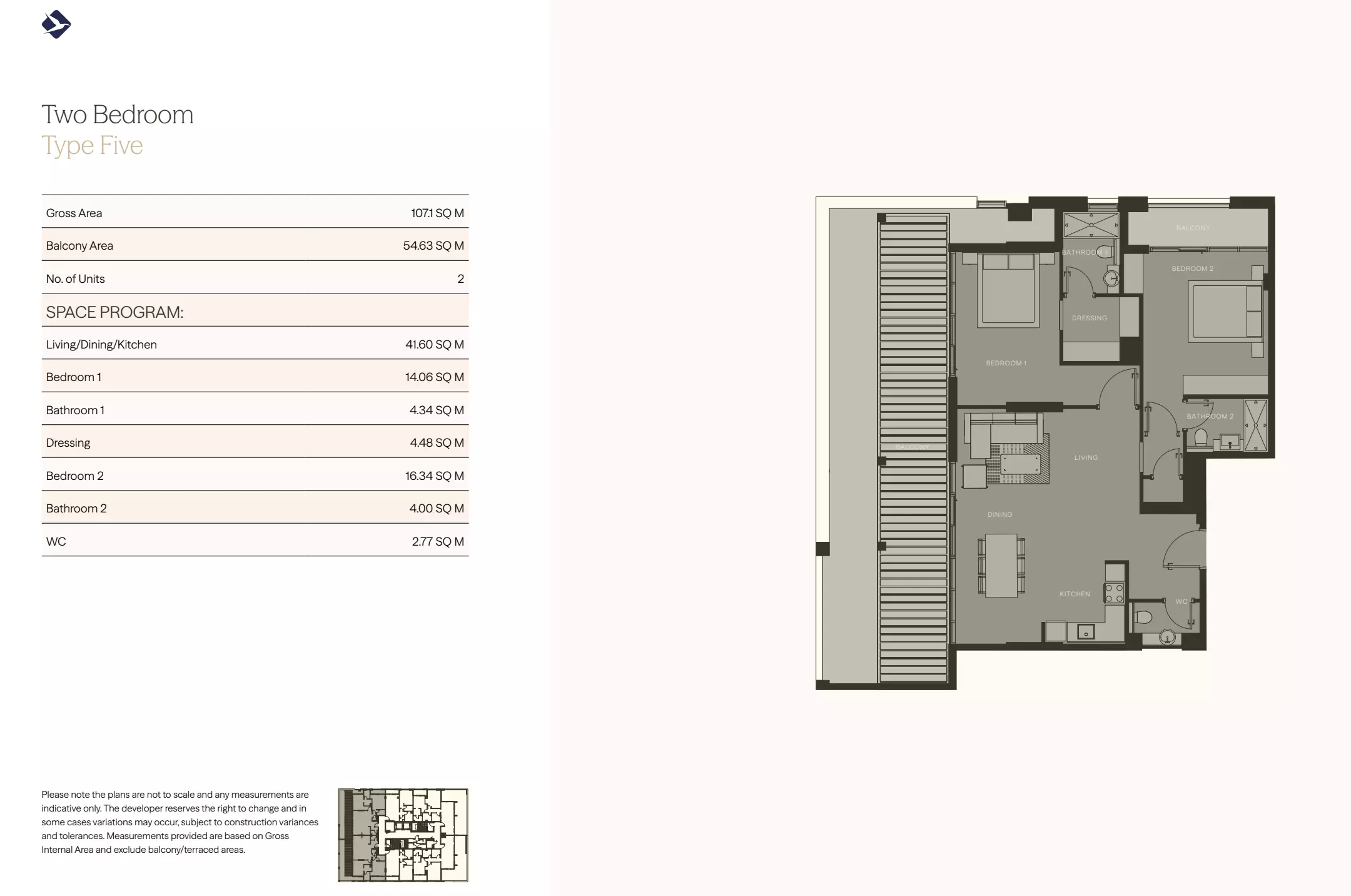 Unit floor plan image