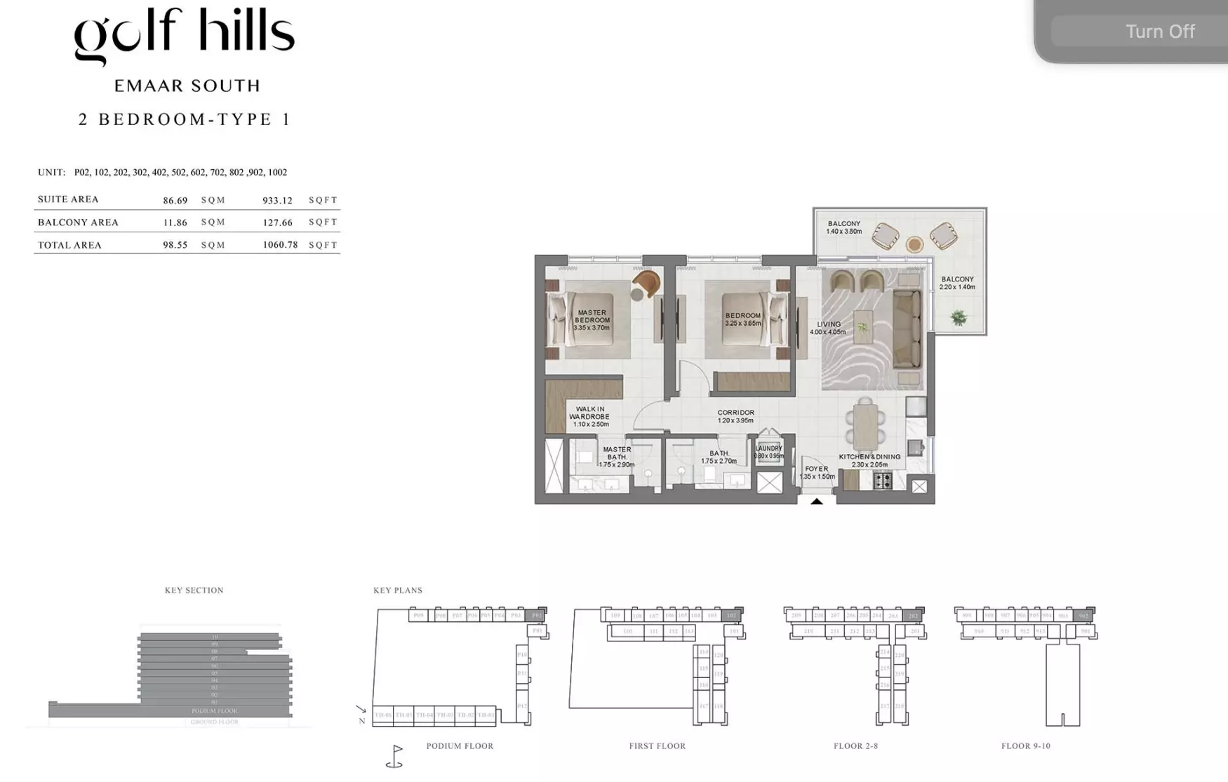 Unit floor plan image