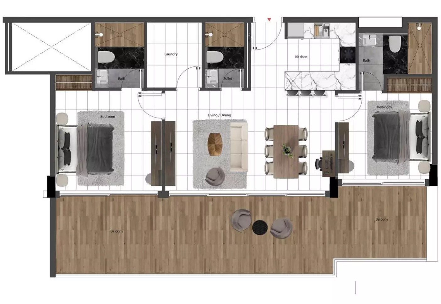 Unit floor plan image