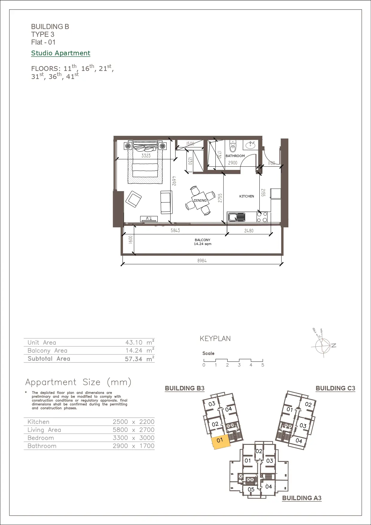 Unit floor plan image
