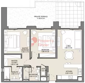 Jomana B7-Type B Level ground, 2 beds