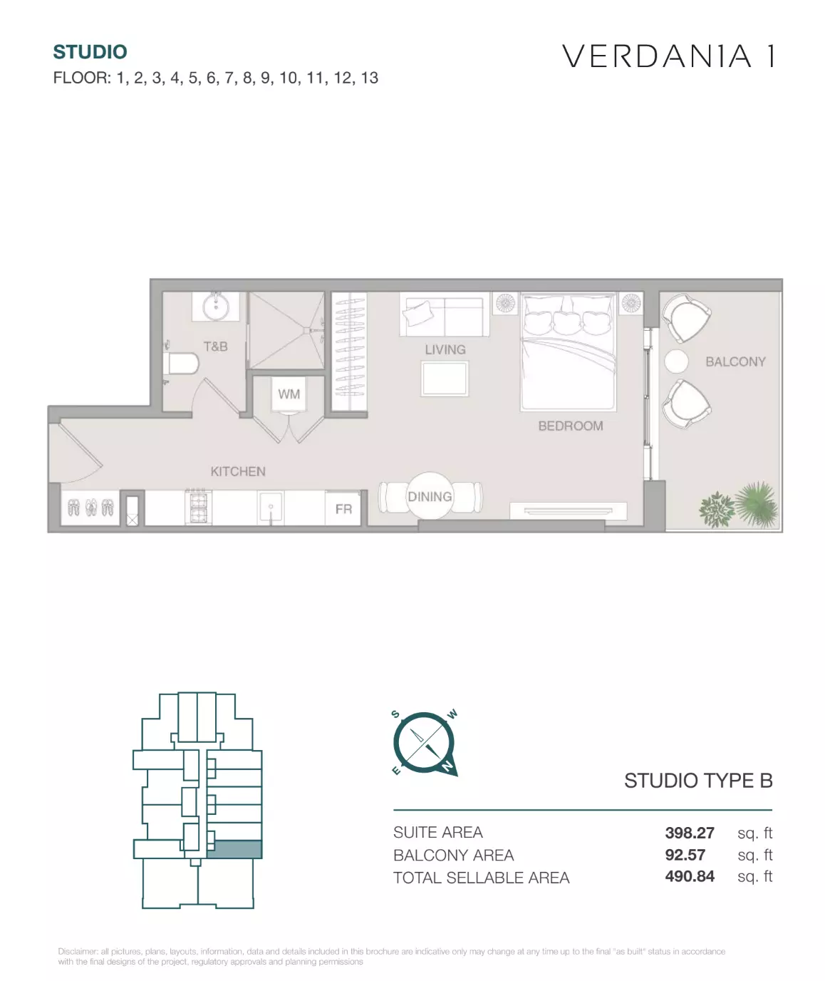 Unit floor plan image